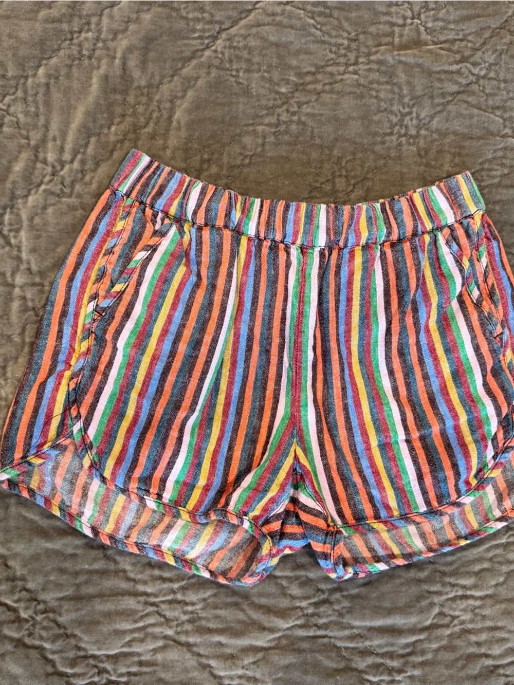 Madewell Striped Multicolor Women’s Pull On Shorts Size S